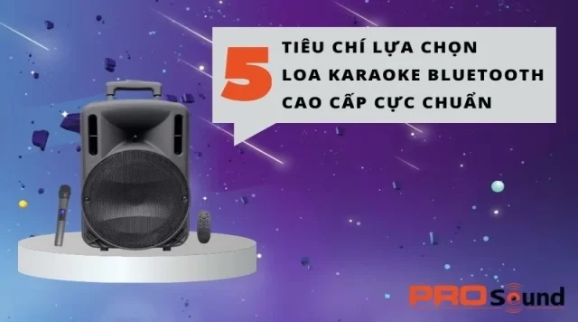 5 TIÊU CHÍ LỰA CHỌN LOA KARAOKE BLUETOOTH CAO CẤP CỰC CHUẨN
