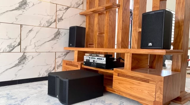 Lắp đặt hệ thống âm thanh gia đình Amate Nitid N26P ở Bến Cát, Bình Dương
