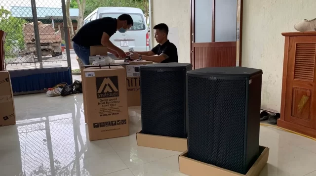 Lắp đặt hệ thống loa Amate Nitid N26P và loa N12PR tại An Lão, Hải Phòng