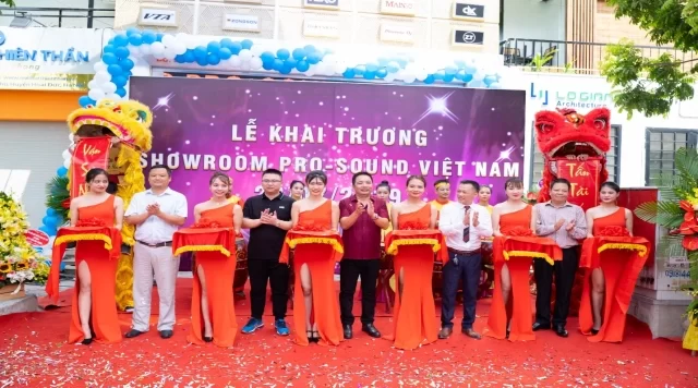 THƯ CẢM ƠN QUÝ KHÁCH HÀNG ĐÃ THAM DỰ LỄ KHAI TRƯƠNG SHOWROOM PRO-SOUND VIỆT NAM