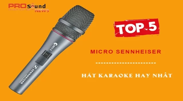 Top 5 Micro karaoke Sennheiser Hay Nhất Hiện Nay