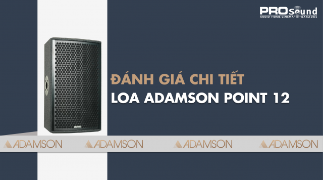 Đánh giá loa ADAMSON Point 12 made in Canada