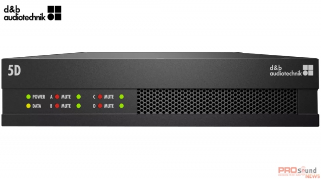 d&b audiotechnik giới thiệu Bộ khuếch đại 5D