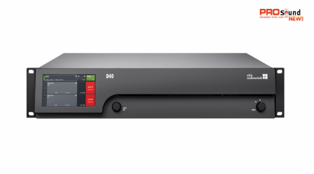 d&b audiotechnik ra mắt bộ khuếch đại D40