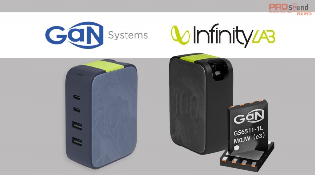 Harman InfinityLab cung cấp bộ sạc GaN 4 cổng 100W có kích thước nhỏ gọn do GaN Systems cung cấp