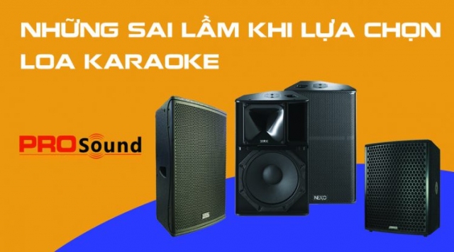 Những sai lầm khi lựa chọn loa karaoke mà bạn không nên mắc phải