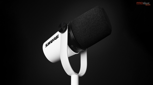 Shure thông báo về phiên bản giới hạn Microphone MV7 White Noir