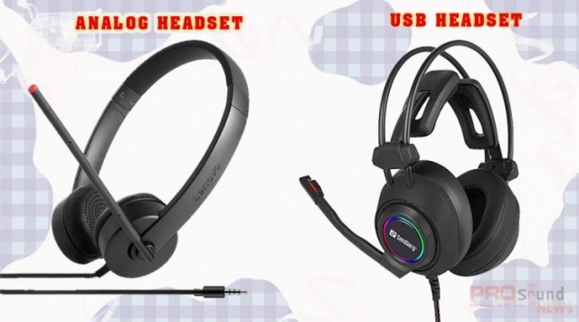 Sự khác nhau giữa USB headset và 3.5mm analog headset