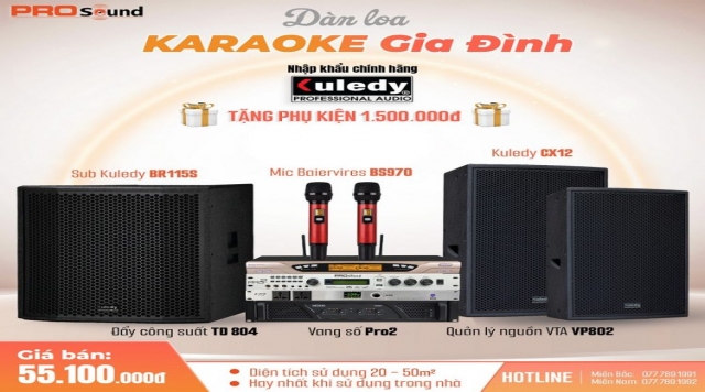 Dàn Karaoke Gia Đình Kuledy CX-12 Kết Hợp Sub BR115S Liệu Có Hay Không?