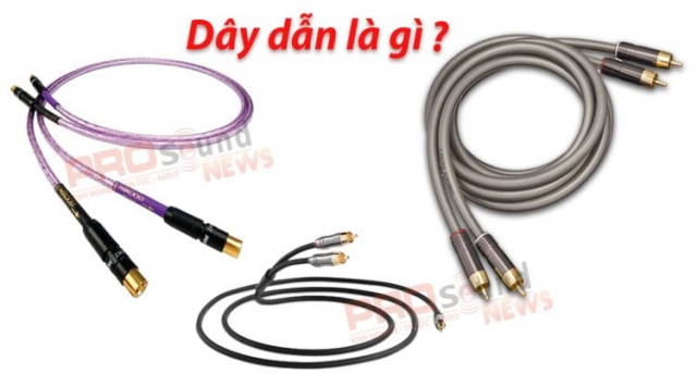 Dây dẫn tín hiệu âm thanh là gì?