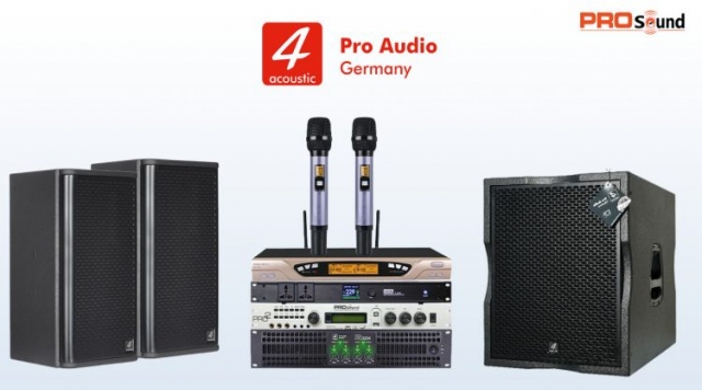 Hệ Thống Karaoke Gia Đình 4 Acoustic 110Q Chuẩn Châu Âu