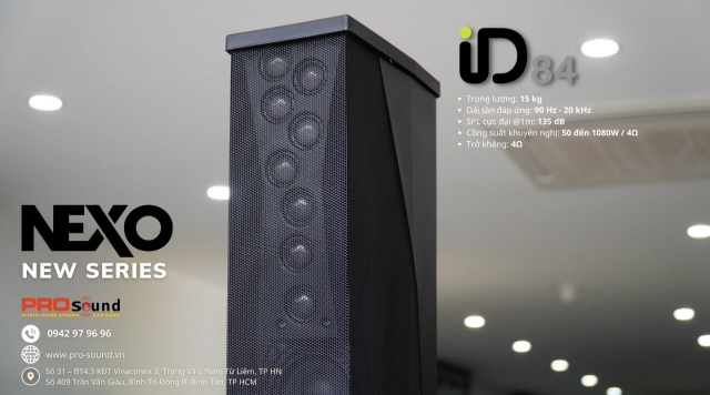 ID84, IDS312: Mã loa Hi End Karaoke đẳng cấp của NEXO đã cập bến PROSOUND