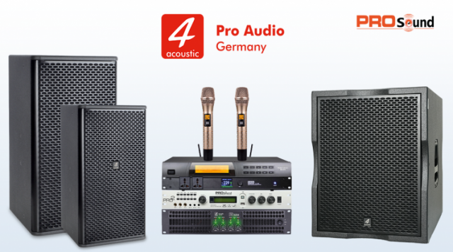 Mua Sắm Dàn Loa Karaoke Gia Đình 4 Acoustic SC12 Và Sub 118BQ Tại PROSOUND Việt Nam