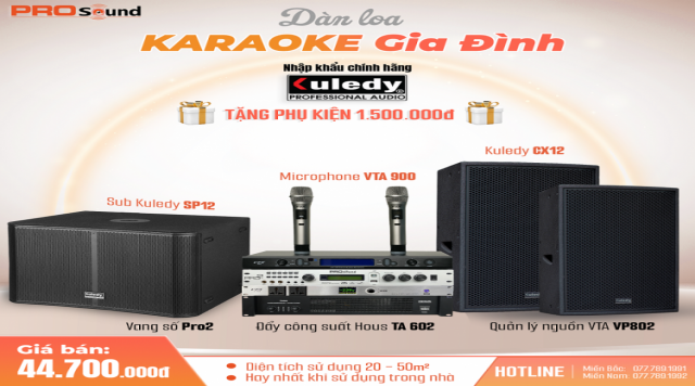 Tham Khảo Dàn Karaoke Giải Trí Gia Đình Kuledy CX-12