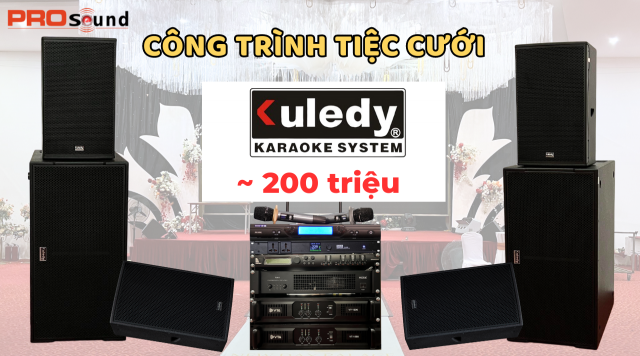 Lắp đặt hệ thống âm thanh cho Trung tâm tiệc cưới tại Hà Đông