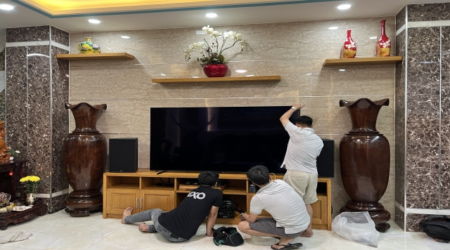 Lắp đặt hệ thống âm thanh gia đình NEXO tại Bình Dương