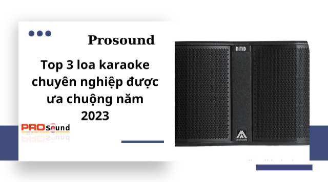 Top 3 loa karaoke chuyên nghiệp được ưa chuộng năm 2023