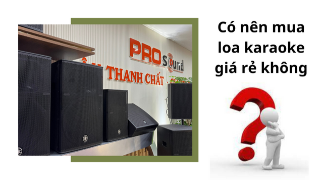 Có nên mua loa karaoke giá rẻ không 