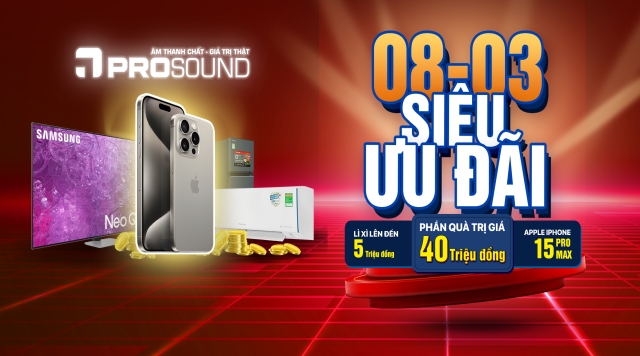 [Chương trình SALE 8/3] Mua Loa Tặng Quà Khủng Lên Đến 40.000.000 Đồng