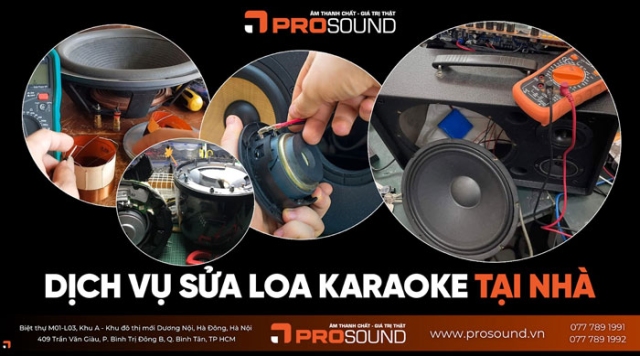 Dịch vụ sửa chữa loa karaoke tại nhà