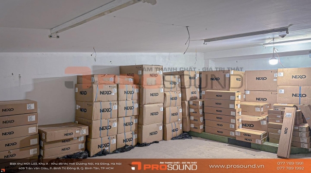 Hoàn Thành Bàn Giao Đợt 1 Đơn Hàng NEXO Cho Dự Án Nhà Hát Tuổi Trẻ