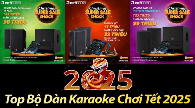 Top 6 Bộ Dàn Karaoke Chơi Tết 2025