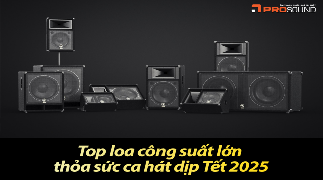 Top loa công suất lớn thỏa sức ca hát dịp Tết 2025