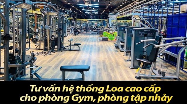 Tư vấn hệ thống Loa cao cấp cho phòng Gym, phòng tập nhảy