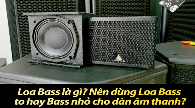 Loa Bass là gì? Nên dùng Loa Bass to hay Bass nhỏ cho dàn âm thanh?