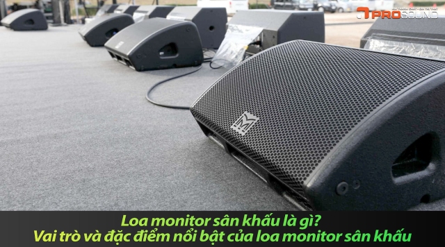 Loa monitor sân khấu là gì? Vai trò và đặc điểm nổi bật của loa monitor sân khấu