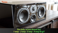Tìm hiểu về âm thanh loa 1 way - 2 way -3 way - 4 way là gì?