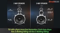 Tư vấn chọn mua loa karaoke: Cách lựa chọn loa 2 đường tiếng và loa 3 đường tiếng