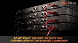 Chuẩn truyền âm thanh Dante và AVB - Cách thức Mixer và Loa giao tiếp qua mạng IP