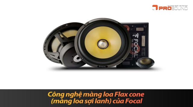 Công nghệ màng loa Flax cone (màng loa sợi lanh) của Focal