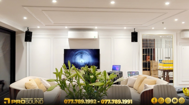 Hệ thống loa NEXO được Pro Sound Việt Nam triển khai tại dự án chung cư cao cấp