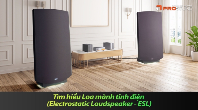 Tìm hiểu Loa mành tĩnh điện (Electrostatic Loudspeaker - ESL)