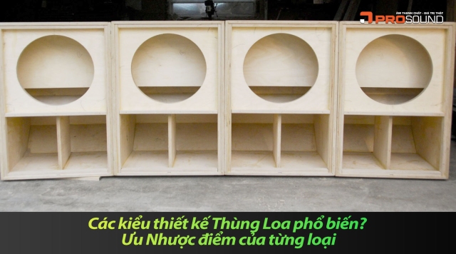 Các kiểu thiết kế Thùng Loa phổ biến? Ưu Nhược điểm của từng loại