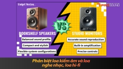 Phân biệt loa kiểm âm và loa nghe nhạc, loa hi-fi 