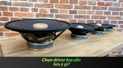 Chọn driver loa cần lưu ý gì?