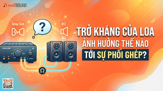 Trở kháng của loa ảnh hưởng thế nào tới sự phối ghép?