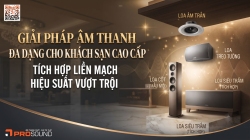 Chọn loa treo tường hay loa âm trần cho khách sạn cao cấp