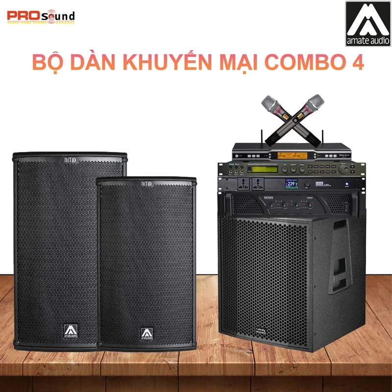Bộ dàn khuyến mại combo 04 