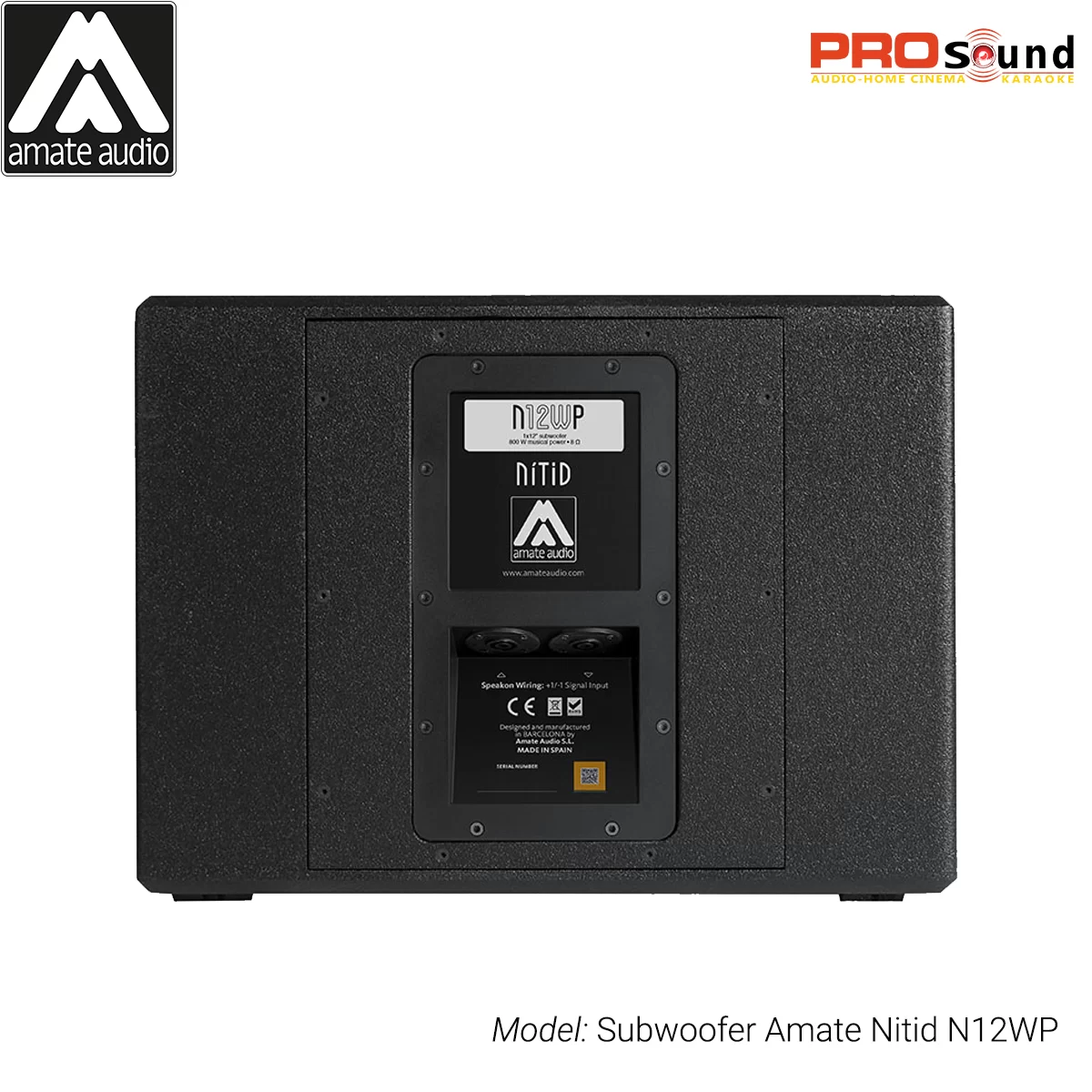 Loa Subwoofer Amate Nitid N12WP