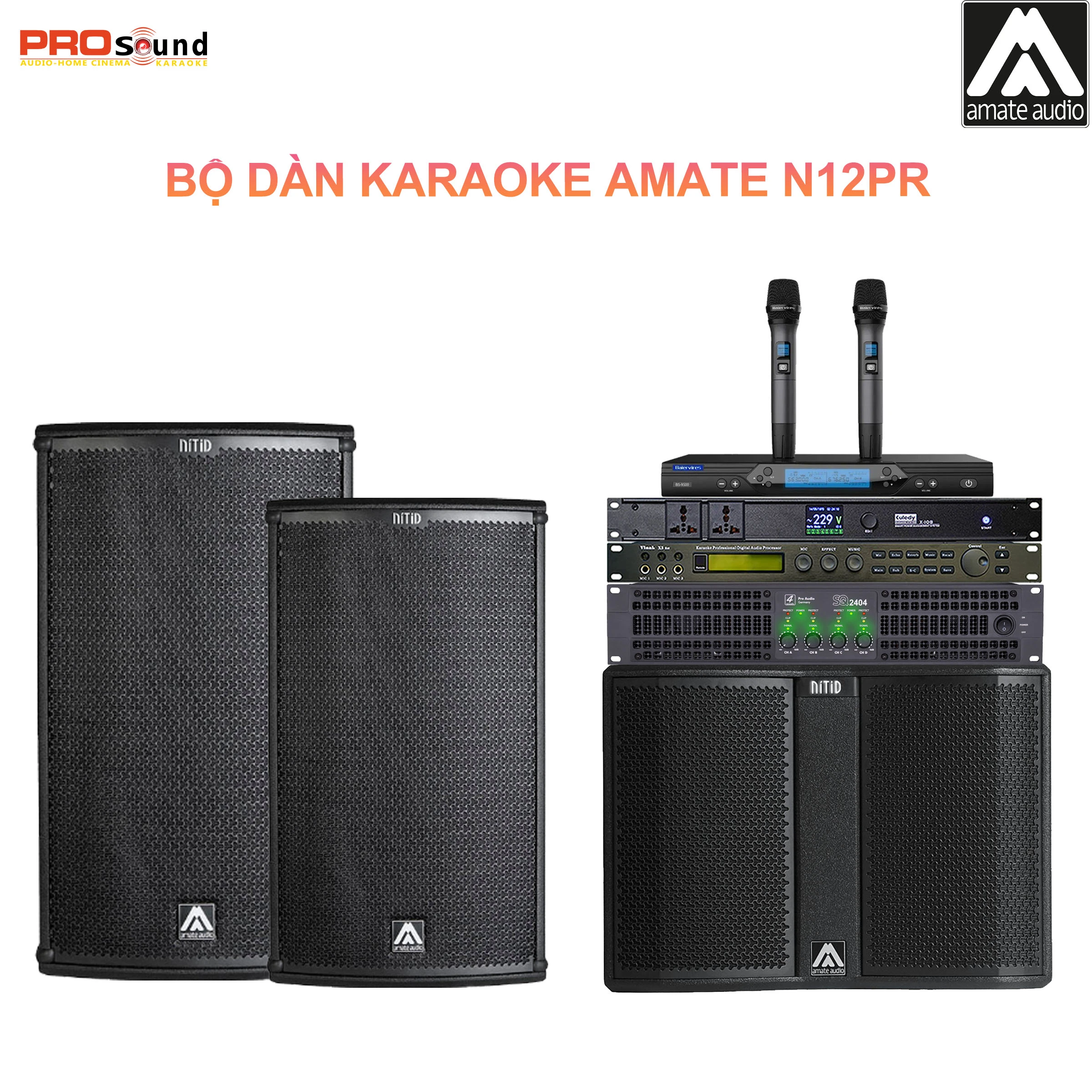 Dàn Karaoke Gia Đình Amate N12PR