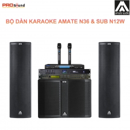 Dàn Karaoke Gia Đình Amate N36 và Sub N12W
