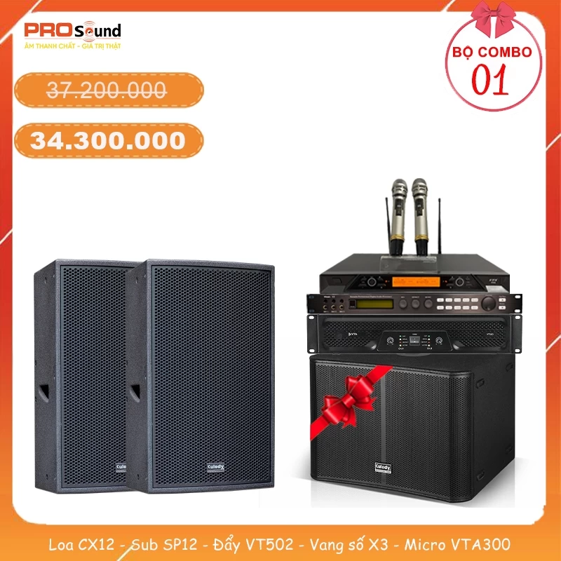 Dàn karaoke Combo Kuledy CX12-SP12