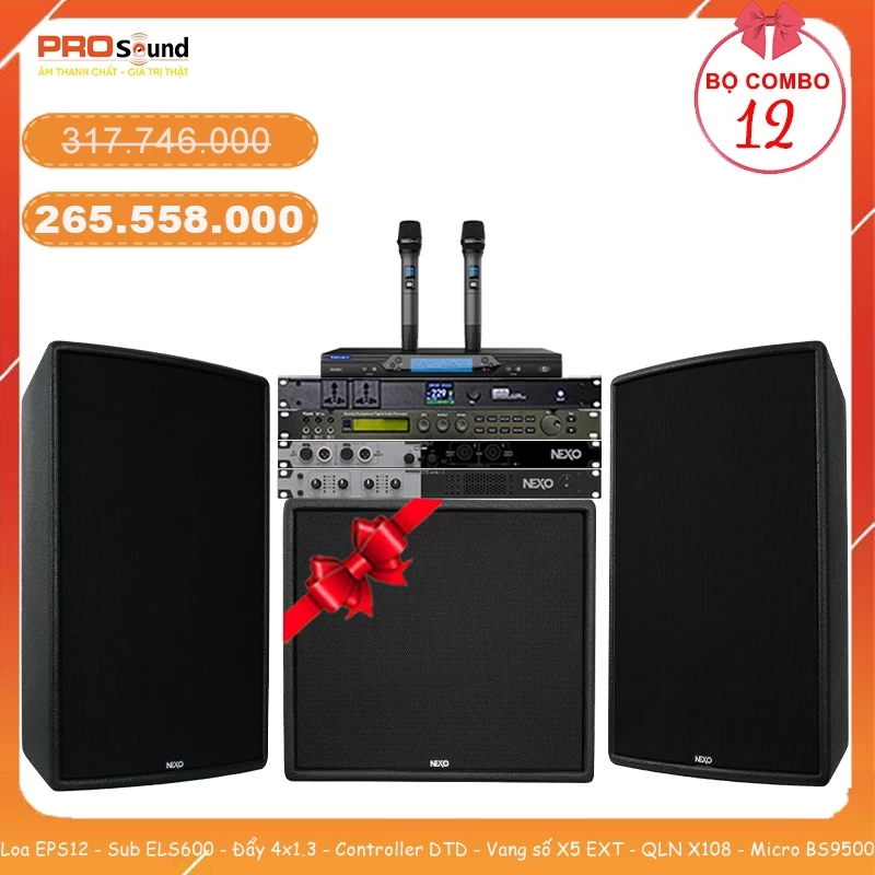 Dàn karaoke Combo Nexo EPS12