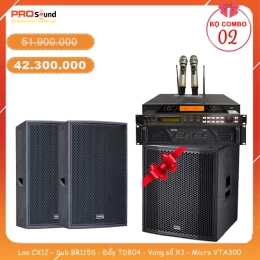 Dàn karaoke combo Kuledy CX-12 BR115S