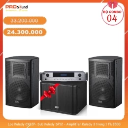 Dàn karaoke Combo Kuledy CX12P-SP12
