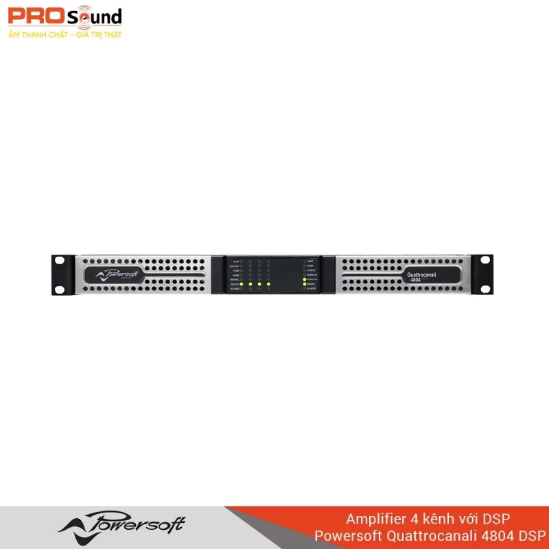 Amplifier 4 kênh với DSP  Powersoft Quattrocanali 4804 DSP